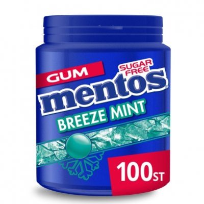 Mentos Gum Bottle breeze mint